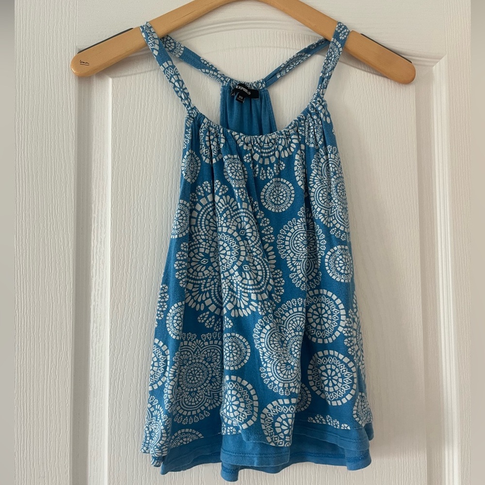 Express Medallion Print Flowy Top size XS